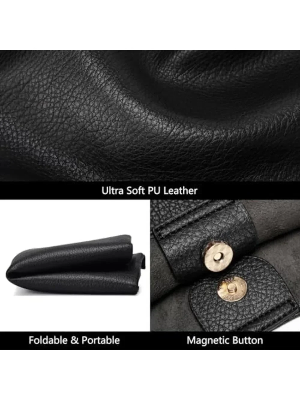 Soft Vegan Leather Hobo Bag for Women | Slouchy Tote Handbag for Work & Travel